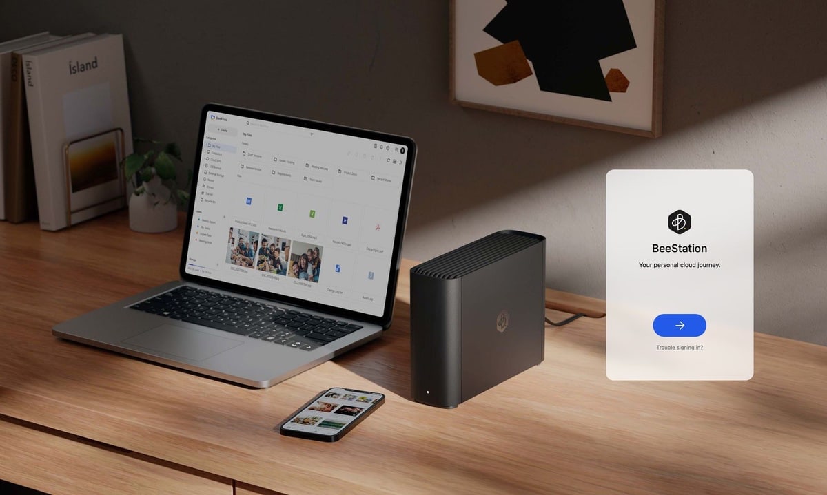 Synology BeeStation Plus auf der CES gezeigt