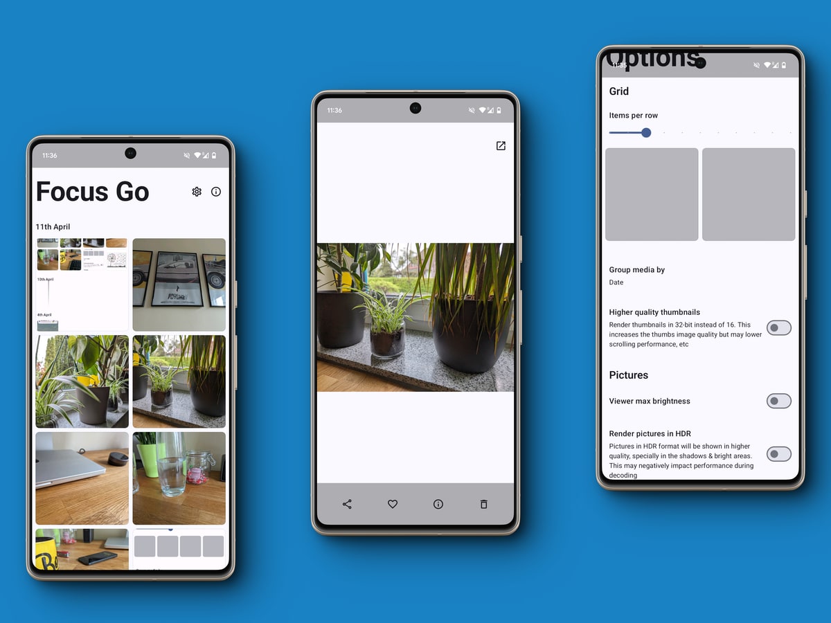 Focus Go als Alternative zu Google Fotos