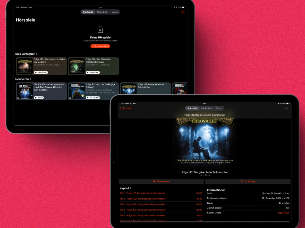 Neue Version der Hörspielzentrale jetzt für das iPad